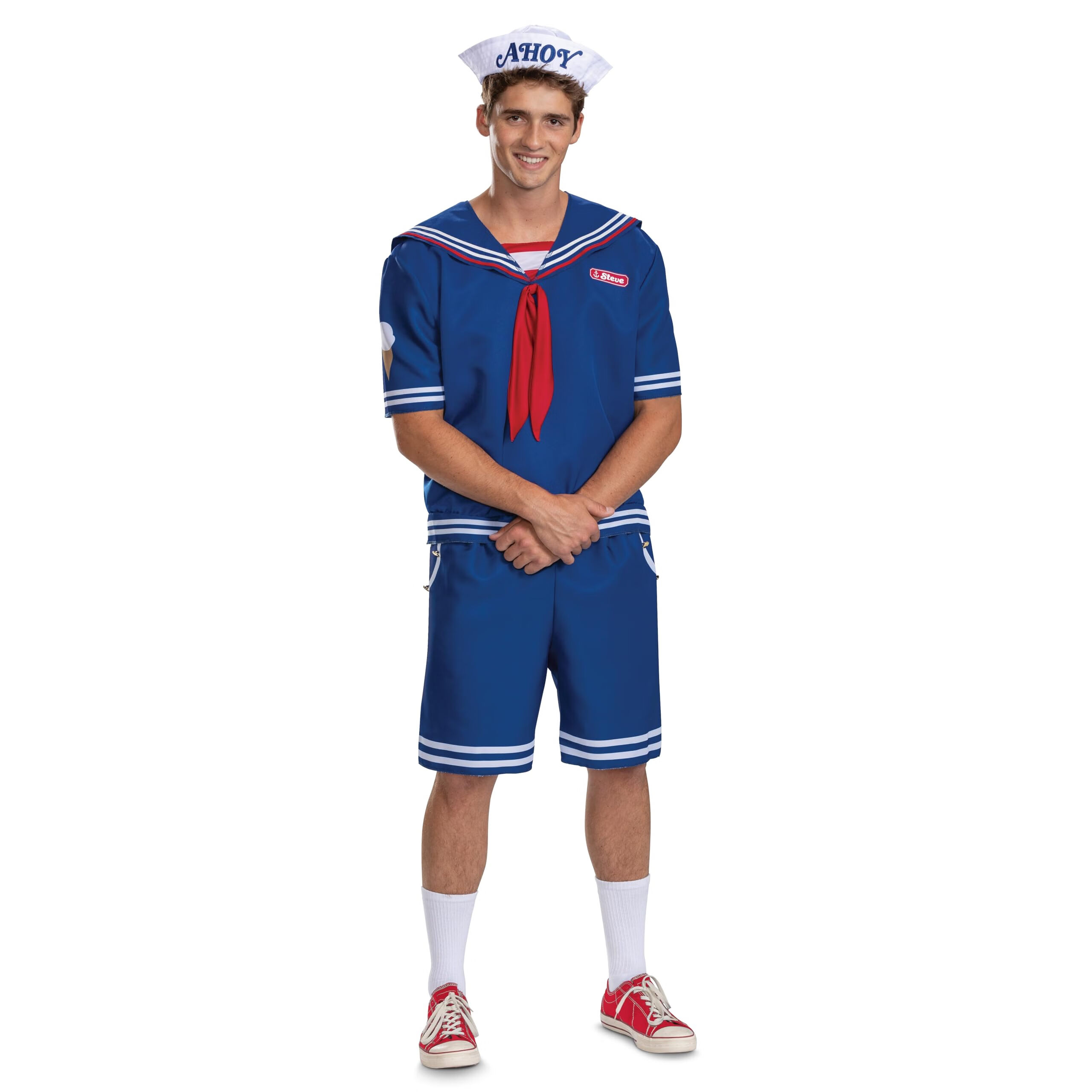 Disguise 男式 Stranger Things Steve Scoops Ahoy 服装 As Shown Men's Size M(38-40)