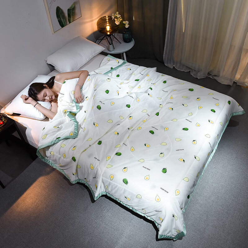 索芙蔓(sovomern)新款冰丝夏被子被芯夏凉被单人凉感空调被夏天可机洗