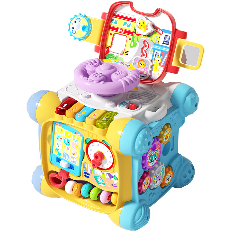 伟易达（Vtech）儿童玩具六面体探索智立方六面盒婴儿宝宝周岁男孩女孩生日礼物
