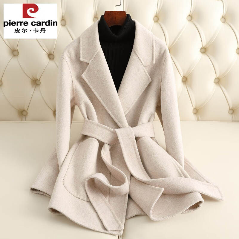 Ƥ��������pierre cardin��2025�ﶬ�¿�˫�������޴���Ů�̿�С���ӿ��ɼ�Լϵ����ë����Ů �װ� M ����108-120���� 598Ԫ