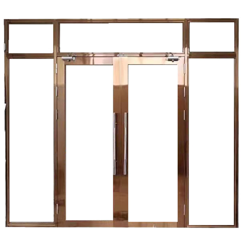 屹选工品 安全器具 定做加厚不锈钢玻璃门(含安装)单位:平方米