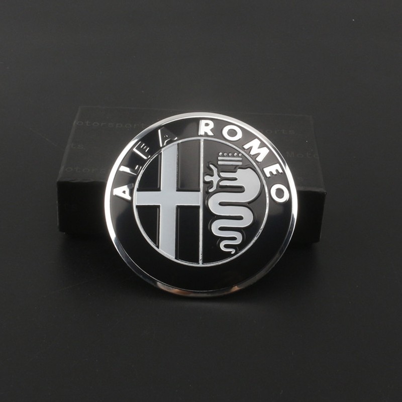 迪彦阿尔法罗密欧四叶草轮毂盖贴标 giulia改装轮胎盖装饰车贴车标志