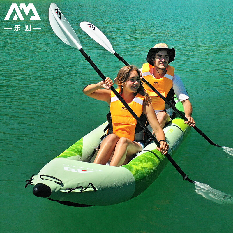 乐划(aqua marina)充气艇斗鱼充气船懒人户外休闲旅游水上滑行皮划艇