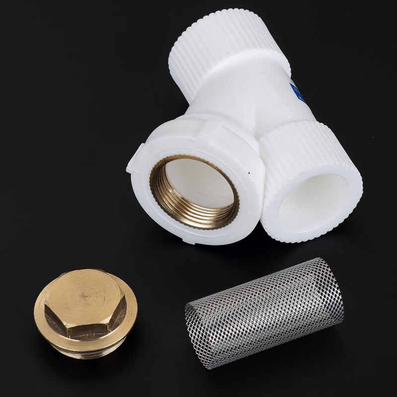 哩嗹啰嗹ppr过滤器网自来水管过滤器2025324分y型家用ppr水管配件 20