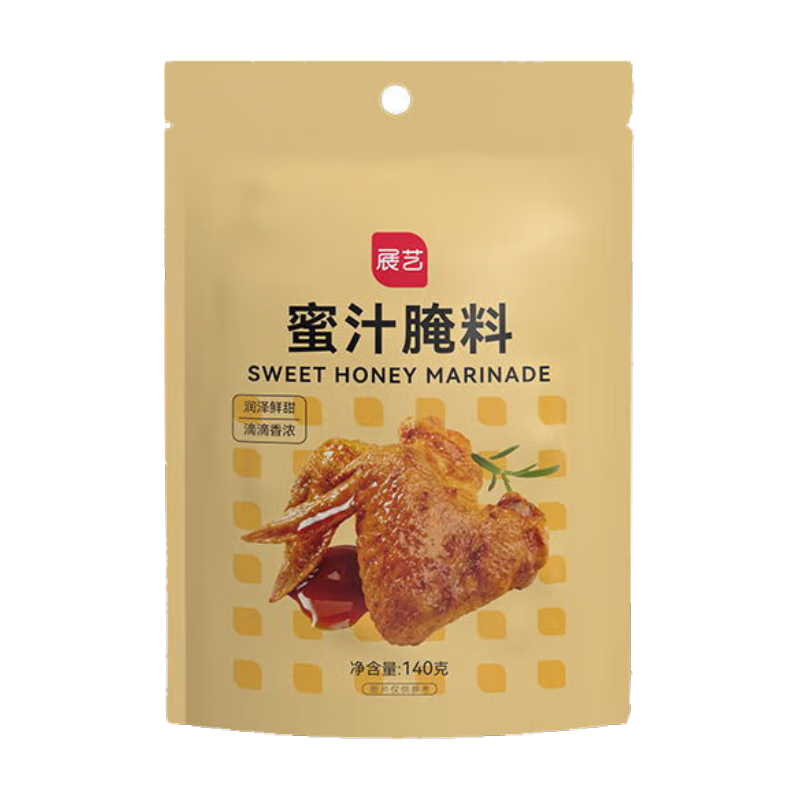 展藝 蜜汁腌料140g 烤翅炸雞烤肉燒烤料腌肉料調(diào)味料