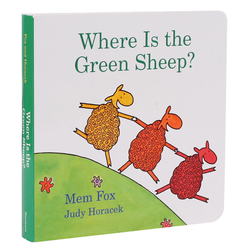 英文原版 Where Is the Green Sheep? 绿色的绵羊在哪里 儿童绘本 读物 进口图书