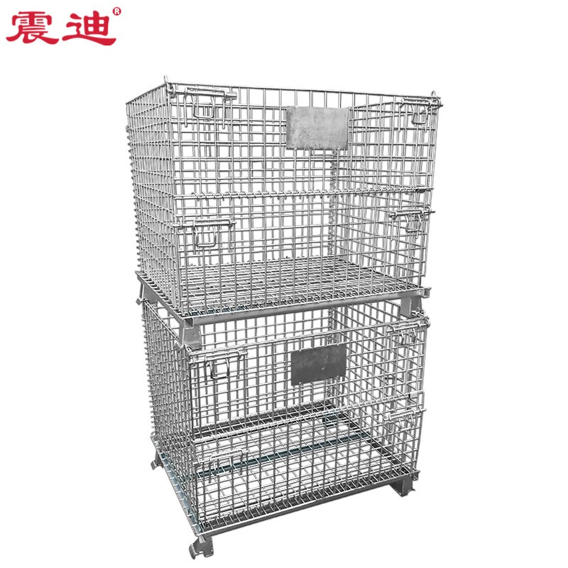 震迪仓储笼仓库拣货笼折叠蝴蝶笼大铁笼子sd0213承重1500kg