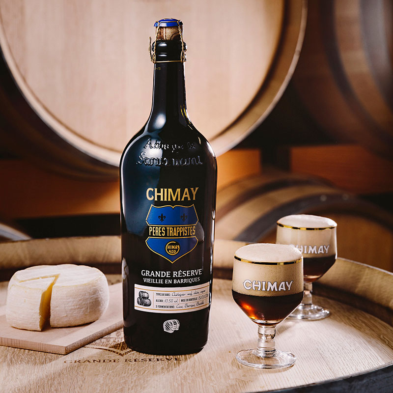 智美(chimay)蓝帽 过桶版 修道院精酿啤酒 单瓶装750ml 比利时进口