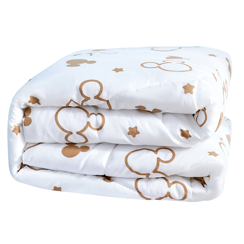 迪士尼(Disney)白色春秋纤维被子：价格走势、使用体验和卡通元素的加持