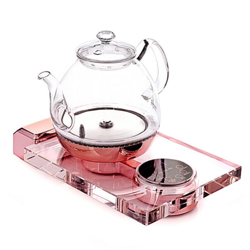 古丽康玉焰 全自动上水电热水壶智能家用玻璃水晶烧水壶底部上水自吸