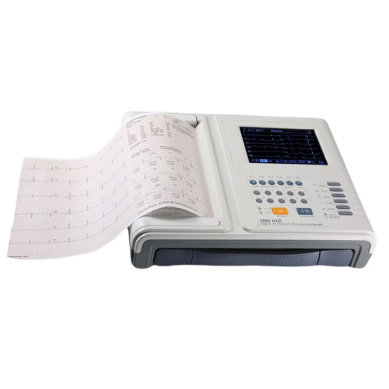 【京健康】数字式十二道心电图机ecg-1112m便携式车载心电图机配4