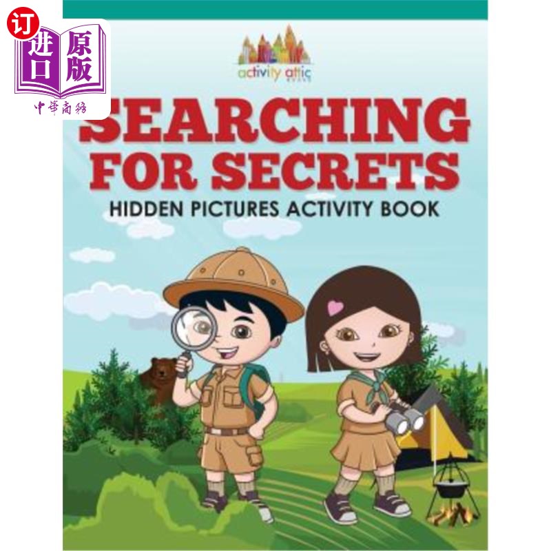 海外直订searching for secrets: hidden pictures activity book