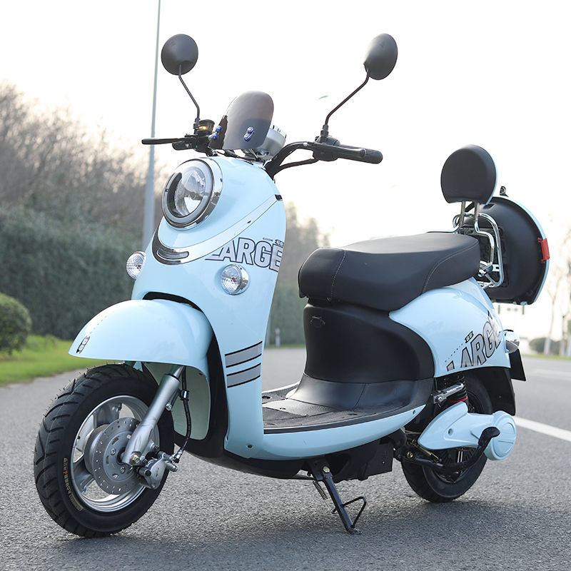 2022年新款小龟王电动车60v男女双人电瓶车72v成人踏板电动摩托车