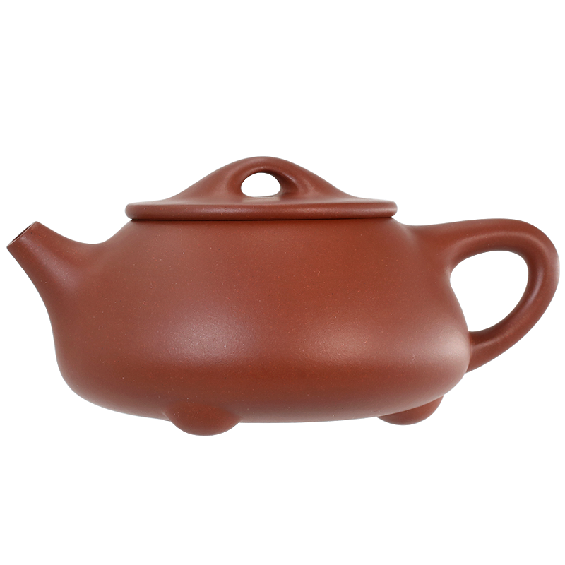 藏壺天下 宜興紫砂壺國(guó)助工純手工底槽清茶壺紫砂茶具景舟石瓢壺