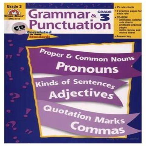 Grammar and Punctuation, Grade 1 三年级
