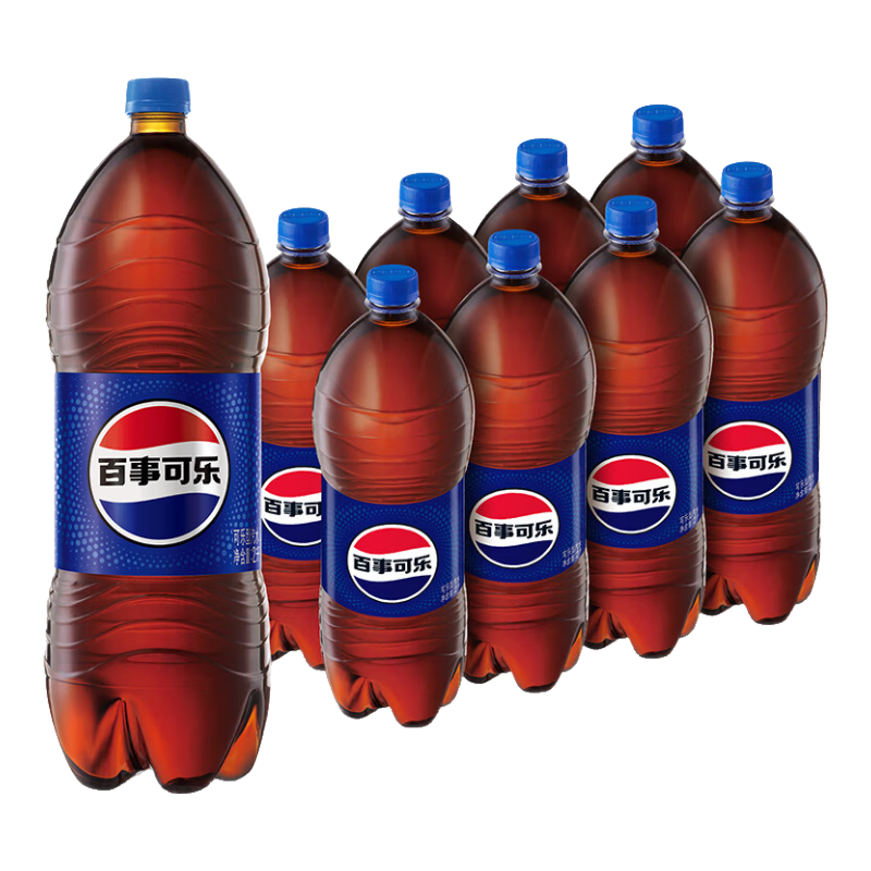 Plus��Ա��pepsi/���¿��� ԭζ���� ���� ƿװ 2L *8ƿ�� 5�� 188Ԫ(��37.6Ԫ/��)