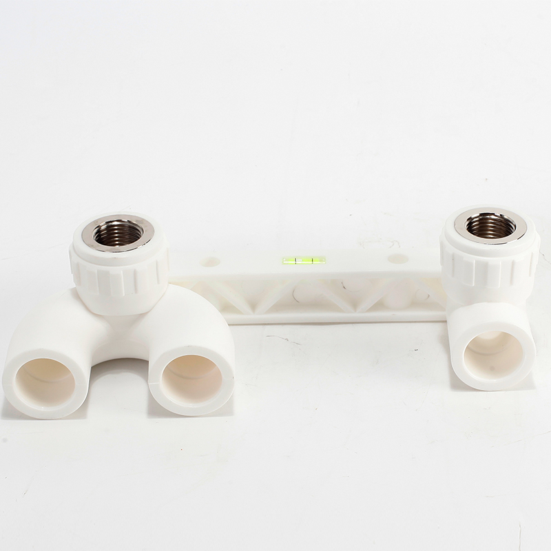 天一 金牛 ppr冷热水管 循环水 回水环内丝弯头零冷水双联回水弯 白色