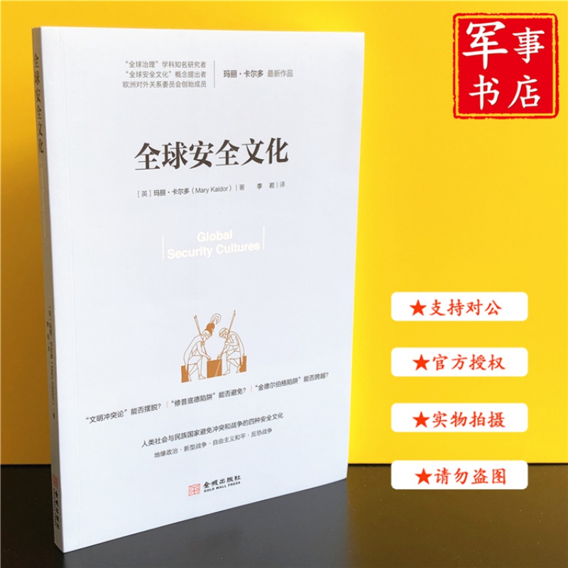 【可开具正规发票】全球安全文化 玛丽卡尔多 金城出版社