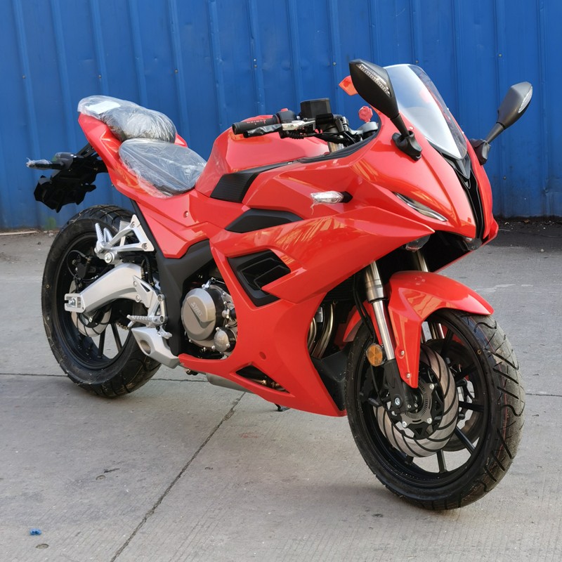 喜力摩托(hirlee)国四电喷魔影s450摩托车跑车重型防赛机车双缸水冷可