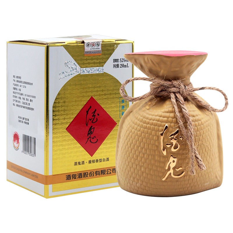 酒鬼(jiugui)52°金字酒鬼酒 无上妙品 52度 250ml 1瓶 (2021年)