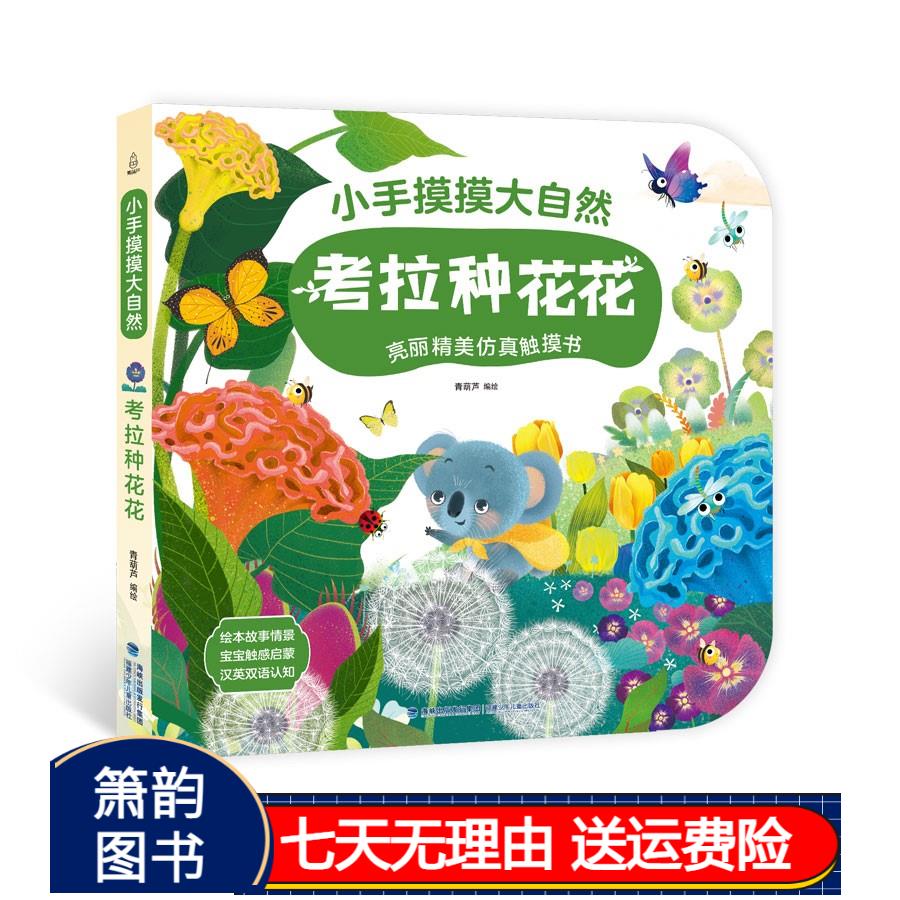 宝宝触摸书小手摸摸大自然 0-3岁幼儿启蒙早教不易撕烂翻翻书 考拉