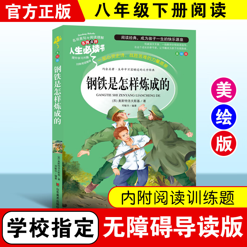 下册必读文学世界名著课外阅读书籍怎么样练成安丰 钢铁是怎样炼成的