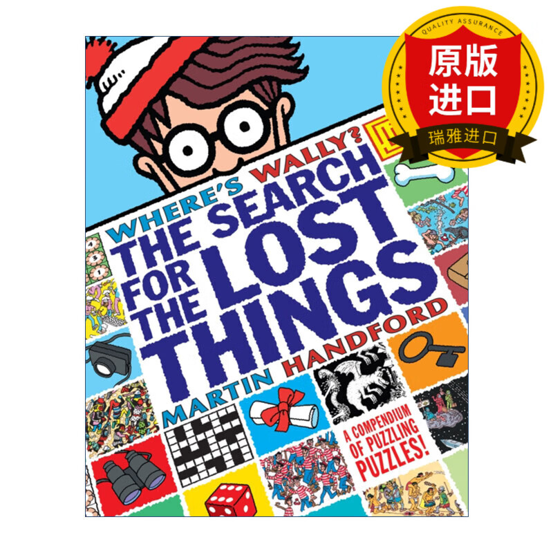 英文原版 wheres wally the search for the lost things 沃利在哪里
