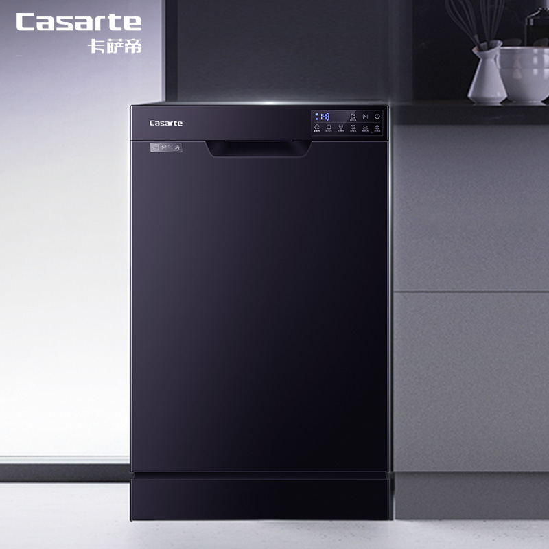 卡萨帝 （Casarte）洗碗机嵌入式家用10套大容量  智能开门速干 果蔬洗 CYW10128BKU1