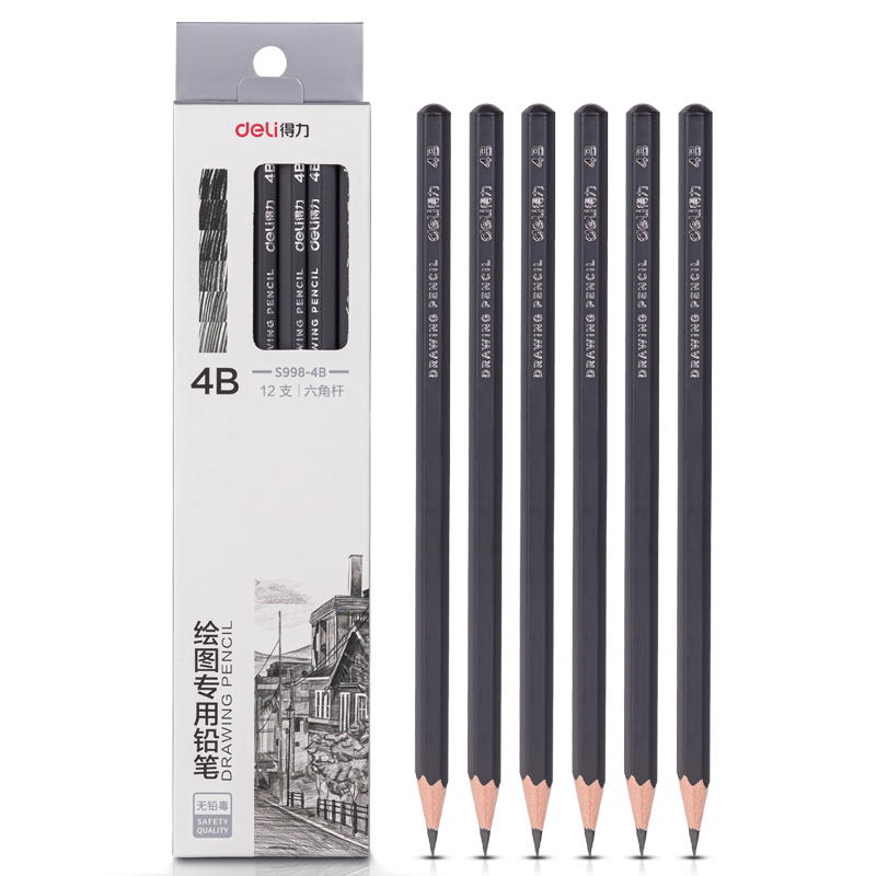 ���� 12֧4B�����ͼǦ�� ���Ǹ�ѧ���������� S998-4B 12֧/�� 3.7Ԫ