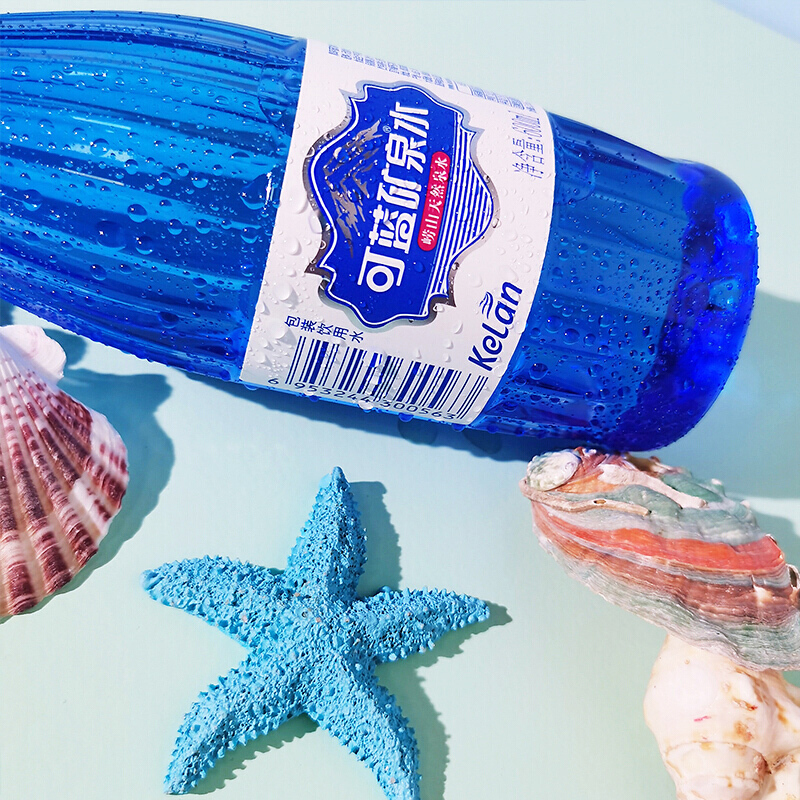 可蓝矿泉水崂山天然矿物质饮用水弱碱性瓶装水600ml*24瓶整箱