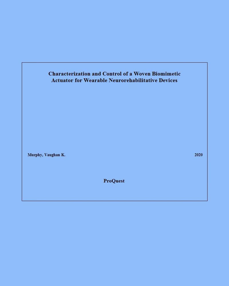 论文characterization and control of a woven biomimetic actuator