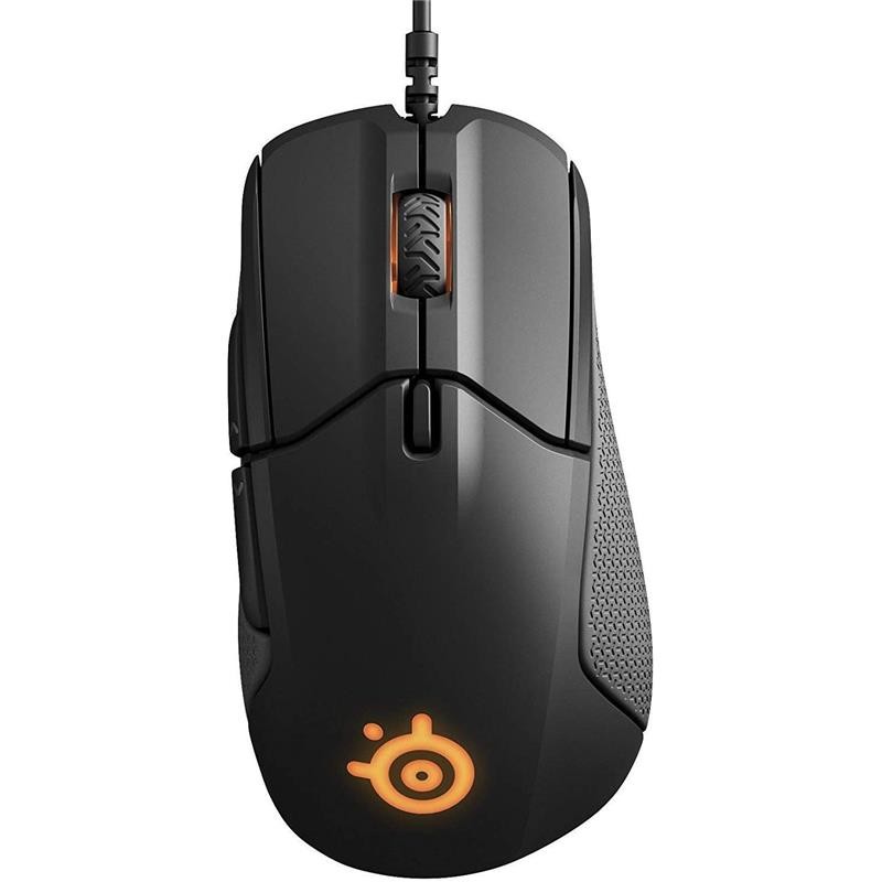 赛睿（SteelSeries）【日本直邮】赛睿SteelSeries Rival 310 Black 游戏鼠标 硅胶侧握 Rival 310