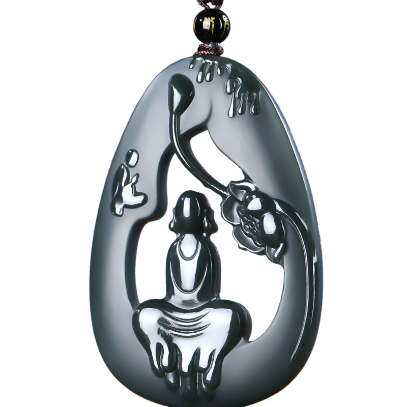 古铭轩  新疆和田玉悟道玉吊坠 男女士款玉坠玉牌