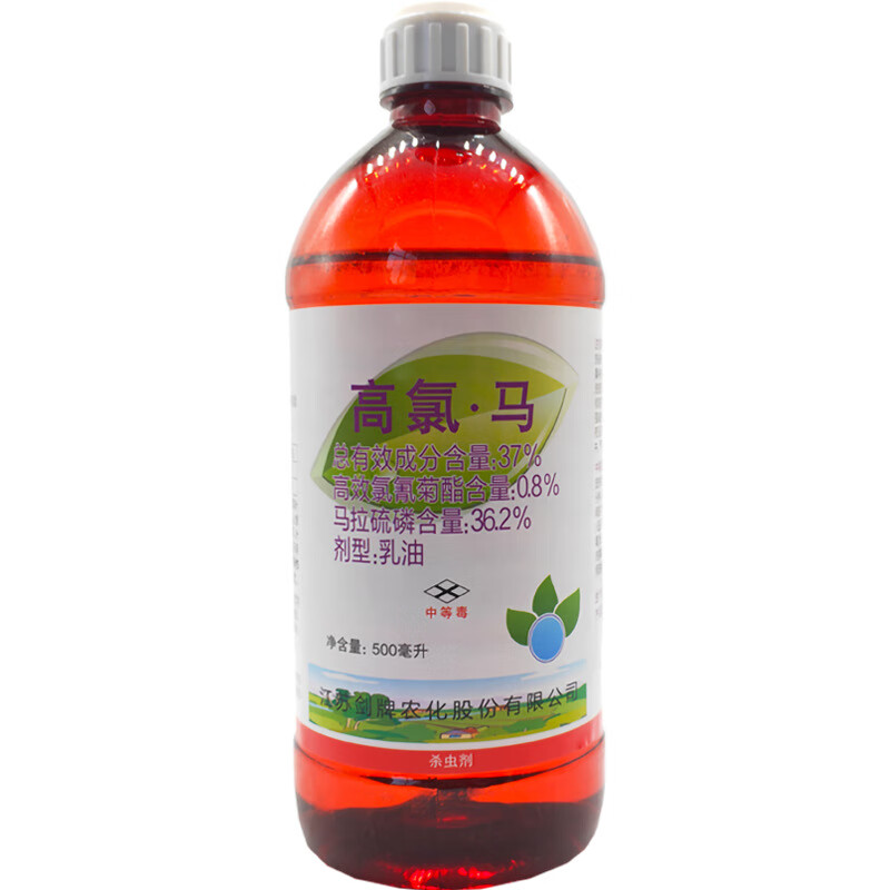 剑牌37%高氯马果树苹果桃树钻心虫桃小食心虫棉铃虫菜青虫杀虫剂 500