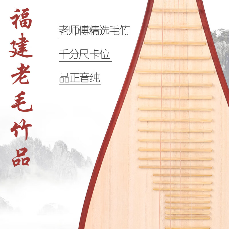 蒲恋儿童花梨木琵琶乐器初学者专用琵芭成人考级练习入门红木琵笆
