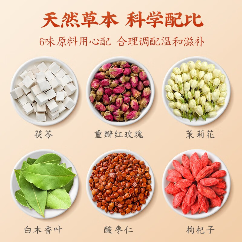 李良济 沉香晚安茶白木香叶酸枣仁茶养生茶代泡茶包好茶3.8g*15袋/盒 【浅尝体验】1盒（1-2周量）