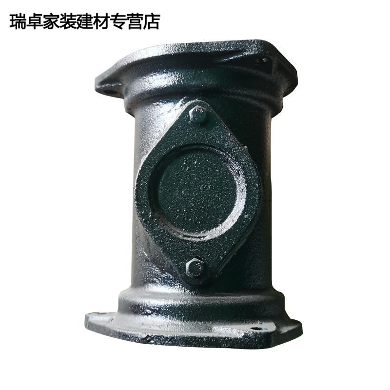 卓冲工品  卓冲工品  b型柔性铸铁管件,检查口,铸铁排水管件 dn50