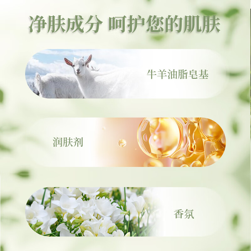 红卫羊脂皂洗脸洗澡香皂清洁滋润无添加手工沐浴皂礼盒羊奶肥皂老国货 羊脂润肤皂 120g 1块 【一皂多用】 5块装