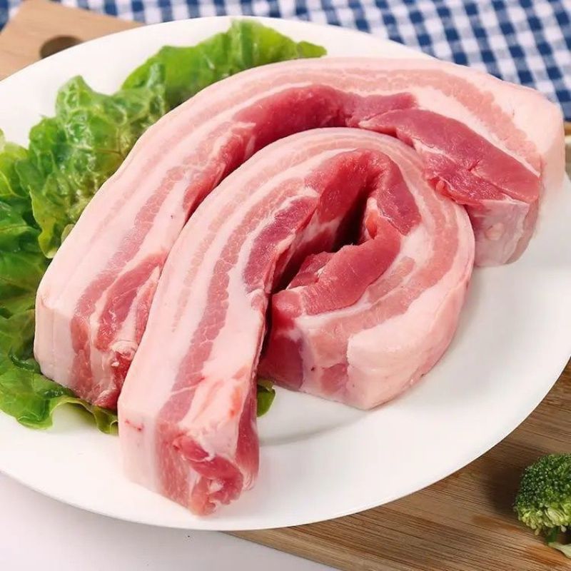 新鲜五花肉带皮猪肉整块鲜肉前腿肉后腿肉散养土猪肉批发 10斤装