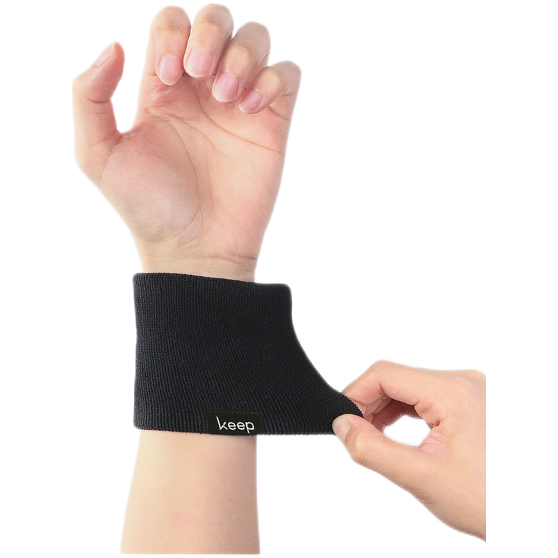 keep护腕男女运动护腕篮球手腕防扭伤羽毛球瑜伽训练运动 月夜黑 单只