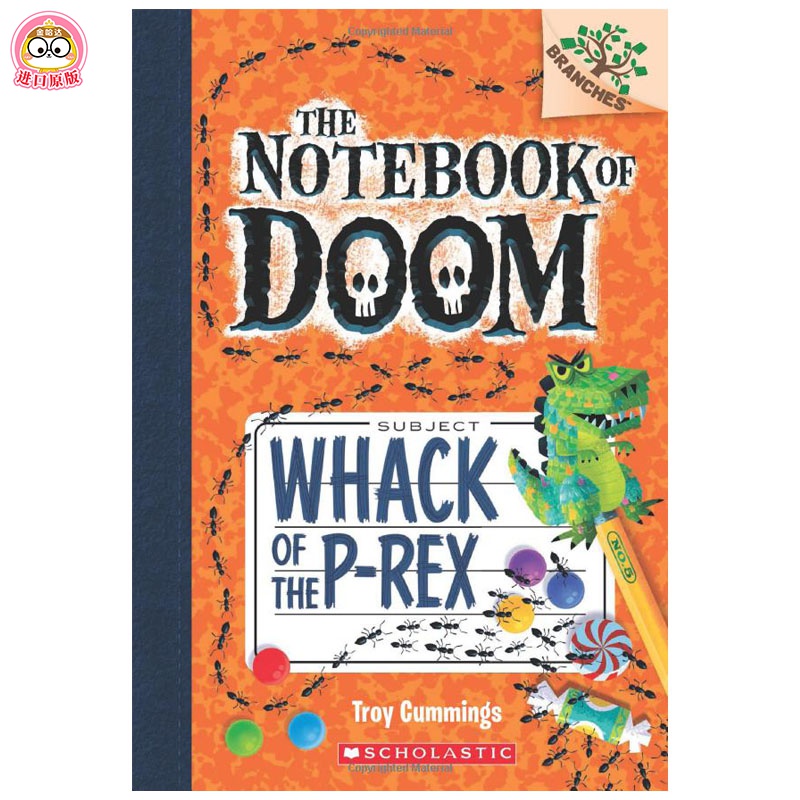 【现货】英文儿童桥梁书notebook of doom, the #5: whack of the p