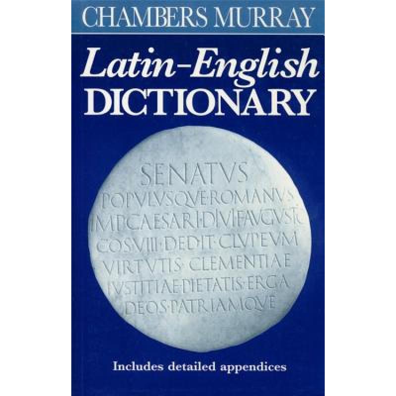 现货 钱伯斯拉丁英语词典 Chambers Murray Latin-English Dictionary