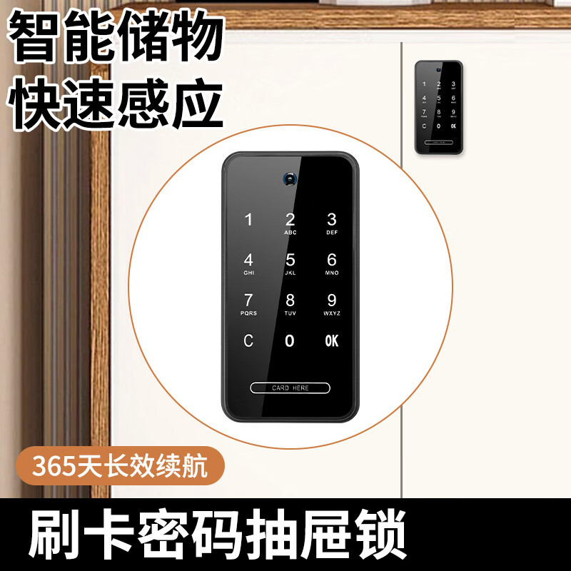龍御世家臺球廳存球桿柜密碼鎖儲物柜桑拿更衣柜門健身房柜電子智能感應(yīng)鎖 密碼款【雙開門】