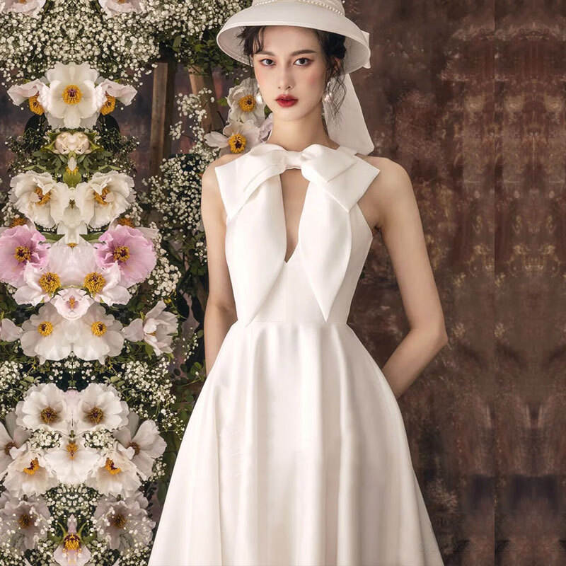 百丽驼美士(balitomms)洋装小礼服女新款秋季名媛法式晚礼服平时可穿