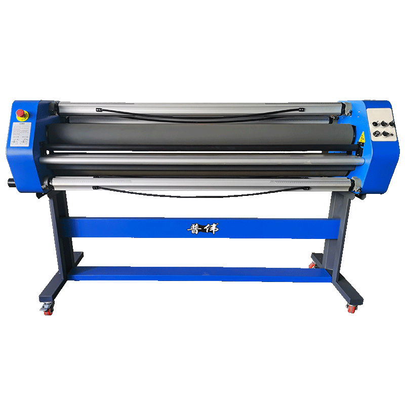 普伟覆膜机PW-1600C7全自动 低温冷裱广告图文过膜压膜机 PW-1600C7全自动低温冷裱   有底纸+无底纸（含气泵带裁刀）