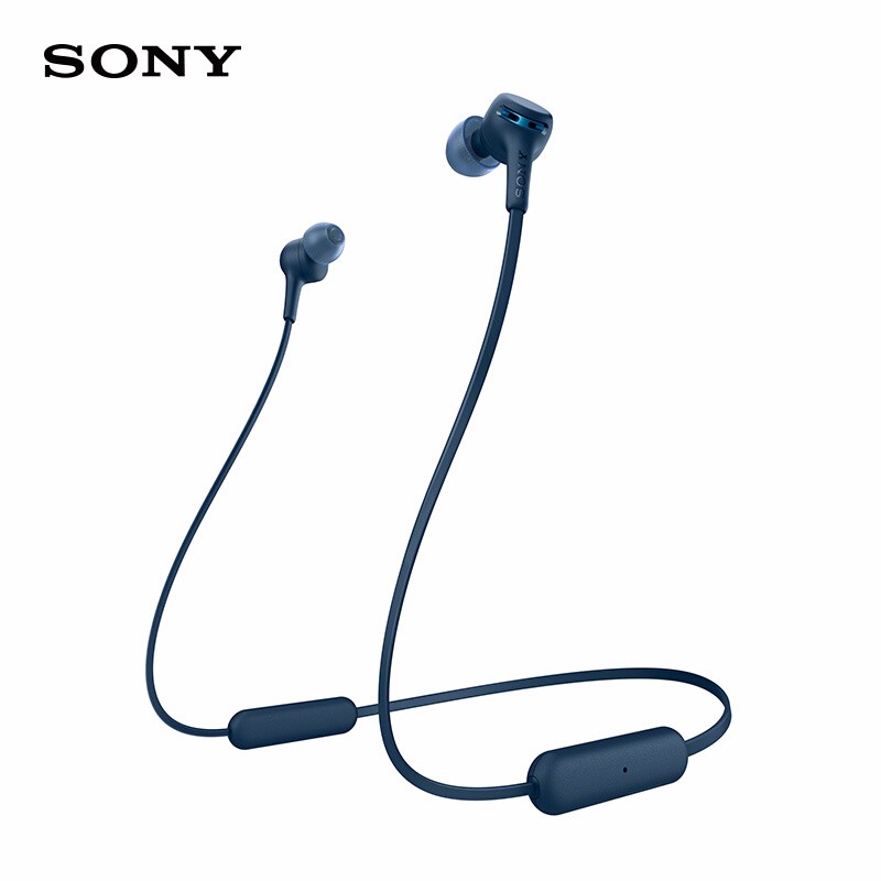 索尼（SONY） WI-XB400 无线立体声耳机 蓝色