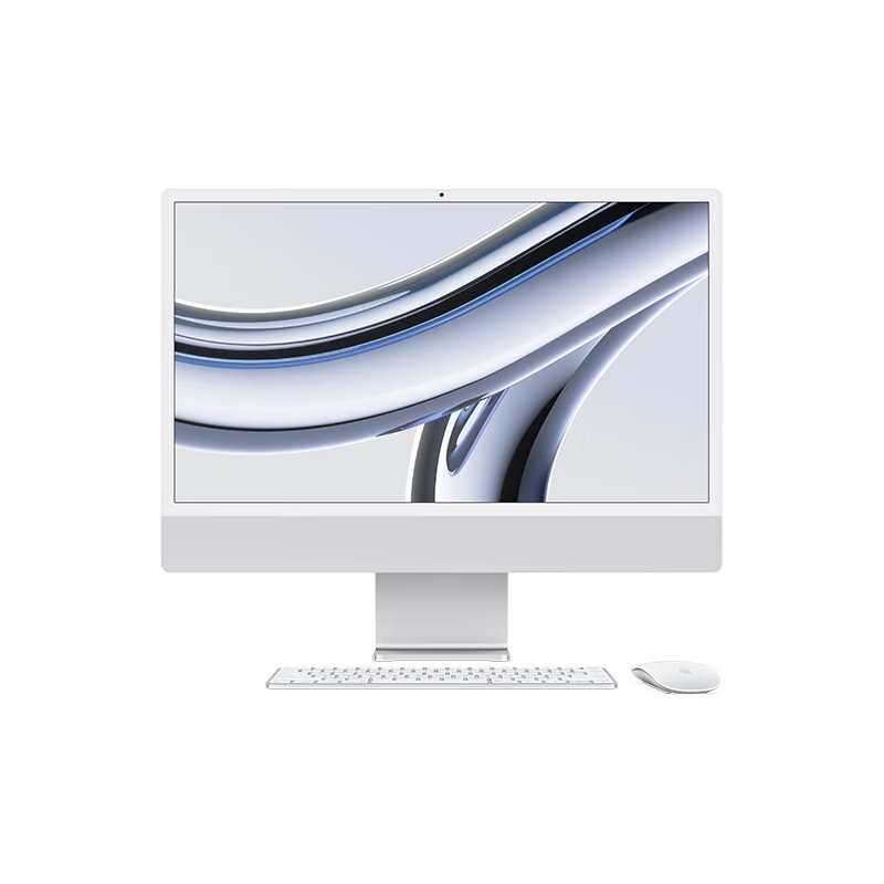 Apple/ƻ��AI�ʼǱ�/2023�� iMac 24Ӣ����ɫ 4.5K�� M3(8+8��) 8G 256G  һ��ʽ����MQR93CH/A