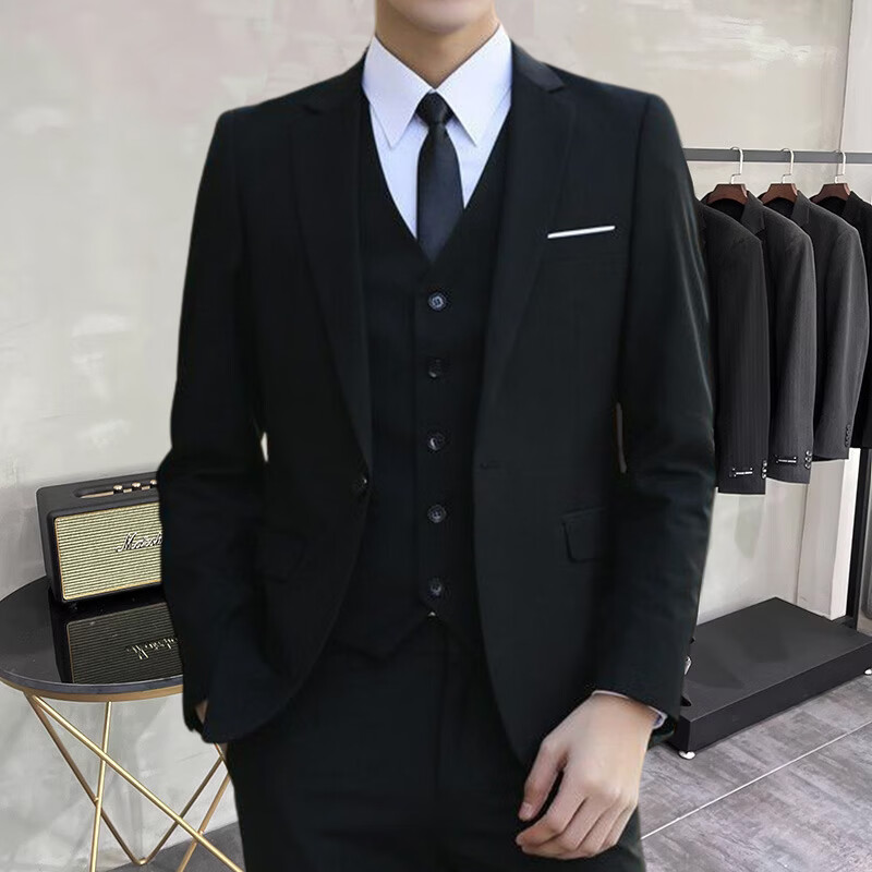 18岁青少年高中生西装成人礼服套装男礼礼物男生高三服装西服正装 二