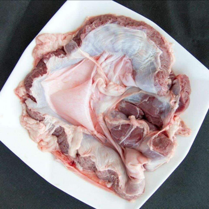 顺丰速运 新鲜猪肉土猪护心肉现杀笨猪连肝肉土猪围心肉隔膜肉 护心肉