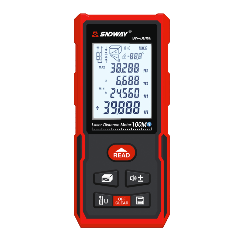 深達(dá)威測距儀紅外線激光測距儀電子激光尺手持測量房儀自動出圖SWTA100B